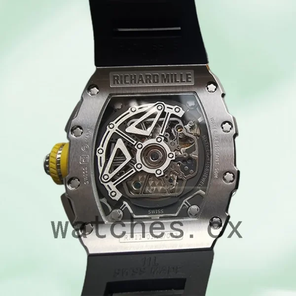 Richard Mille RM011 RM011-003 Men Around 50*40mm Silver-tone - Image 4