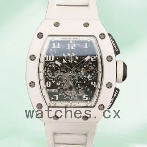 Richard Mille RM011 RM011-006 Around 50*40mm Men Automatic White