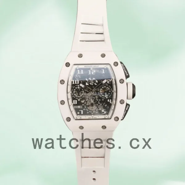 Richard Mille RM011 RM011-006 Around 50*40mm Men Automatic White - Image 2