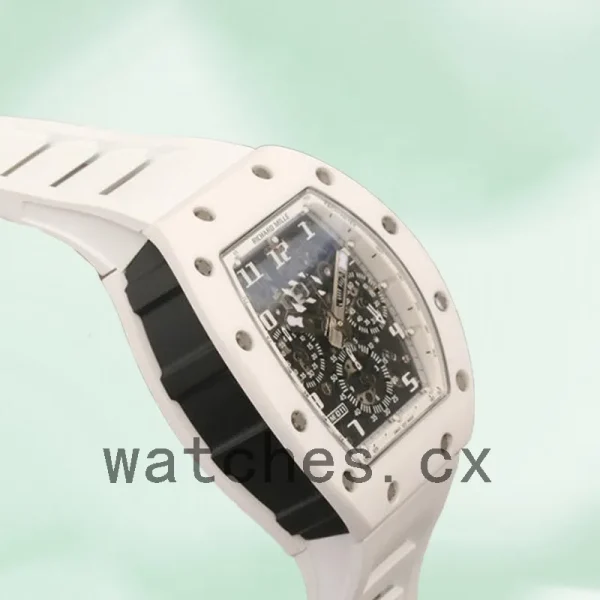 Richard Mille RM011 RM011-006 Around 50*40mm Men Automatic White - Image 3