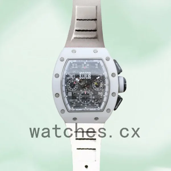 Richard Mille RM011 Men RM011-012 Around 50*40mm Automatic Rubber Band - Image 2