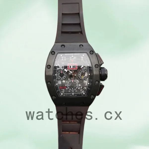 Richard Mille RM011 Men Around 50*42mm RM011-014 Automatic Black - Image 2