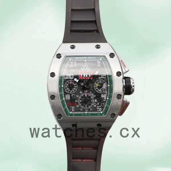 Richard Mille RM011 RM011-016 Men Around 50*42mm Silver - Image 2