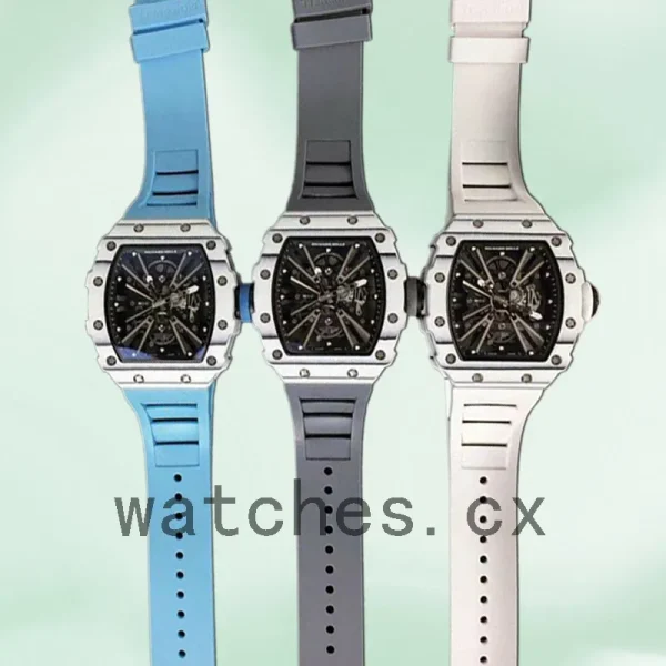 Richard Mille RM12-01 Men Around 50*42mm RM12-01-006 Transparent Dial White - Image 3