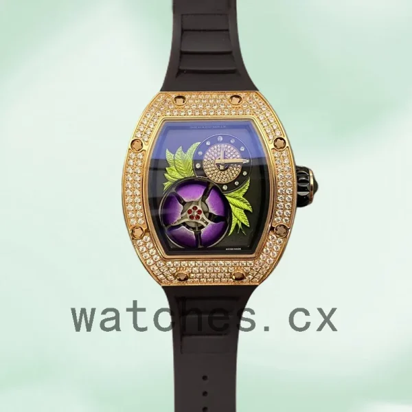 Richard Mille RM19-02 Around 50*42mm Men RM19-02-001 Hand Wind Rose Gold - Image 2