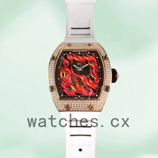 Richard Mille RM26-02 Men Around 50*42mm RM26-02-002 Flame Dial Rose Gold - Image 2