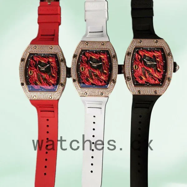 Richard Mille RM26-02 Men Around 50*42mm RM26-02-002 Flame Dial Rose Gold - Image 3