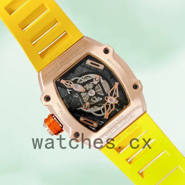 Richard Mille RM27-04 RM27-04-011 Around 38*48mm Men Rubber Band Mechanical - Image 3