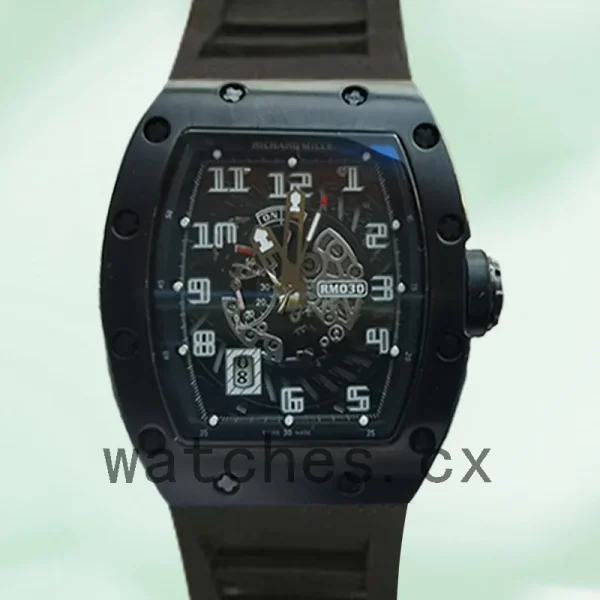 Richard Mille RM030 Men RM030-001 Around 50*42mm Transparent Dial