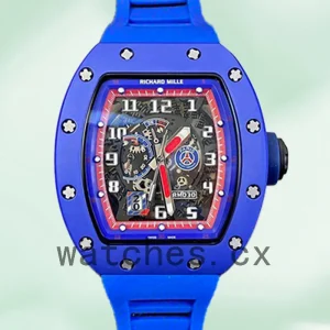 Richard Mille RM030 Men RM030-002 Around 50*42mm Rubber Band Blue