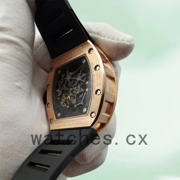 Richard Mille RM035 Around 50*45mm Men RM035-001 Diamonds Transparent Dial - Image 4