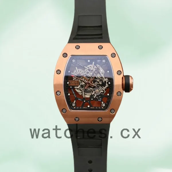 Richard Mille RM035 Around 50*42mm Men RM035-003 Rose Gold-tone - Image 2