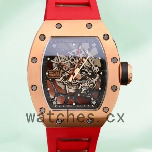 Richard Mille RM035 Around 50*42mm Men RM035-004 Rubber Band