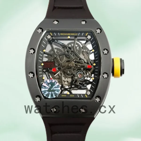 Richard Mille RM035 Men RM035-007 Around 50*45mm Transparent Dial