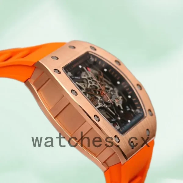 Richard Mille RM035 Men Around 50*45mm RM035-010 Rose Gold - Image 3