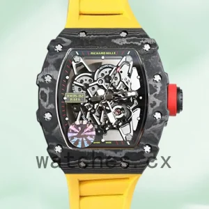Richard Mille RM35-02 Men Around 50*42mm RM35-02-004 Slate Grey Rubber Band