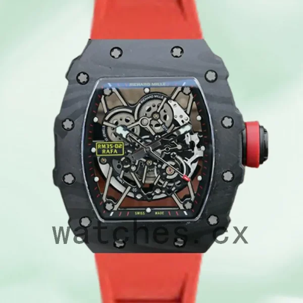 Richard Mille RM35-02 RM35-02-005 Around 50*42mm Men Mechanical Transparent Dial