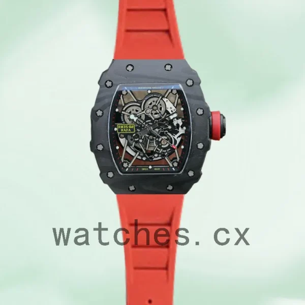 Richard Mille RM35-02 RM35-02-005 Around 50*42mm Men Mechanical Transparent Dial - Image 2