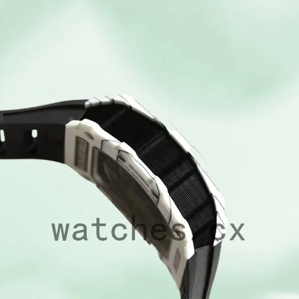 Richard Mille RM35-02 Men Around 50*42mm RM35-02-010 Transparent Dial Rubber Band - Image 3