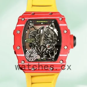 Richard Mille RM35-02 Men RM35-02-011 Around 50*42mm Transparent Dial Mechanical