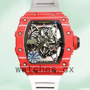 Richard Mille RM35-02 Around 50*42mm RM35-02-012 Men Red Transparent Dial