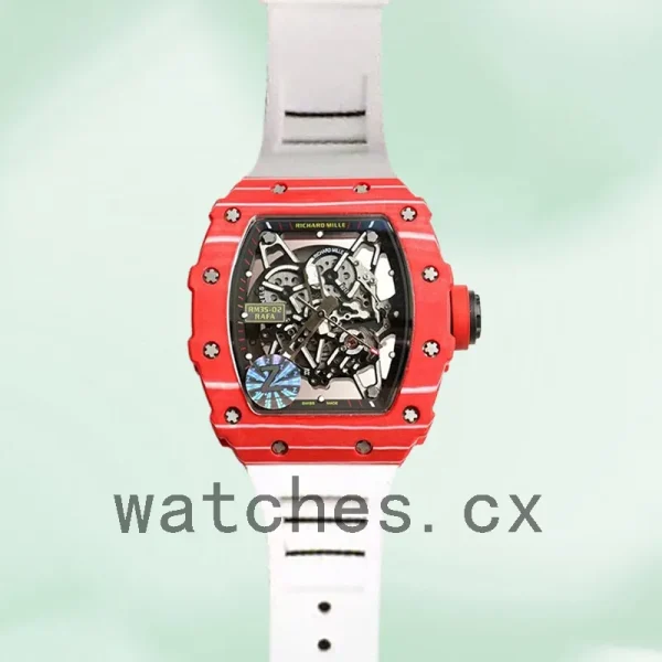 Richard Mille RM35-02 Around 50*42mm RM35-02-012 Men Red Transparent Dial - Image 2