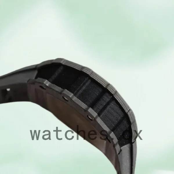 Richard Mille RM35-02 Men Around 50*42mm RM35-02-015 Transparent Dial Rubber Band - Image 3