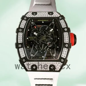 Richard Mille RM35-02 RM35-02-018 Around 50*42mm Men Black