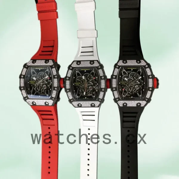 Richard Mille RM35-02 Around 50*42mm Men RM35-02-020 Black - Image 3