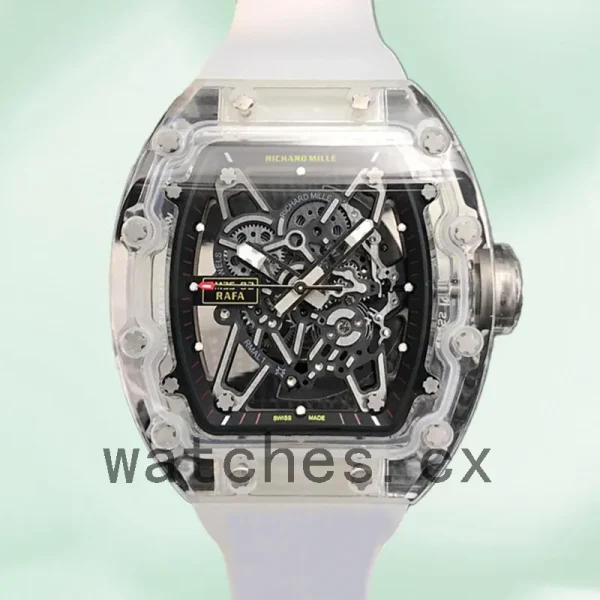 Richard Mille RM35-02 Men Around 50*45mm RM35-02-021 Transparent Dial