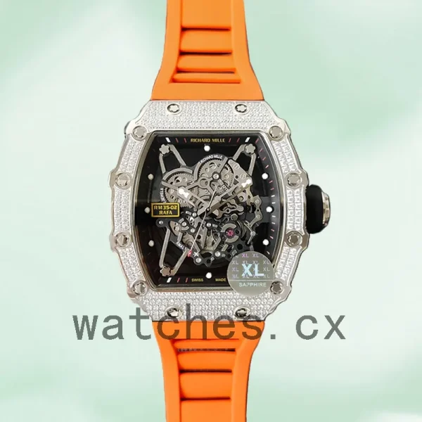 Richard Mille RM35-02 RM35-02-022 Men Around 45mm Silver-tone - Image 2