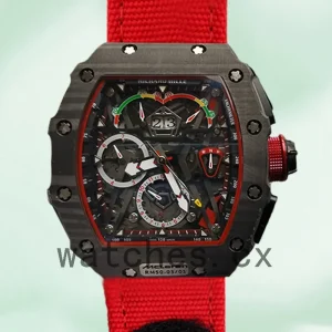 Richard Mille RM50-03 Around 50*44.5mm Men RM50-03-001 Transparent Dial Black