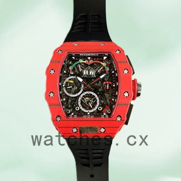 Richard Mille RM50-03 Around 50*44.5mm Men RM50-03-003 Mechanical Rubber Band - Image 2