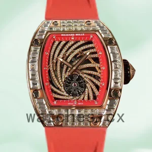 Richard Mille RM51-02 Around 45*37mm Ladies RM51-02-001 Rose Gold-tone Mechanical