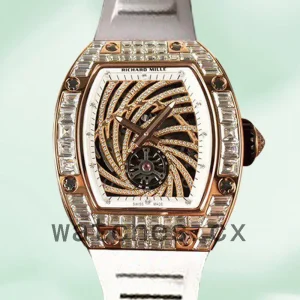 Richard Mille RM51-02 Around 45*37mm Ladies RM51-02-002 Transparent Dial Rose Gold-tone