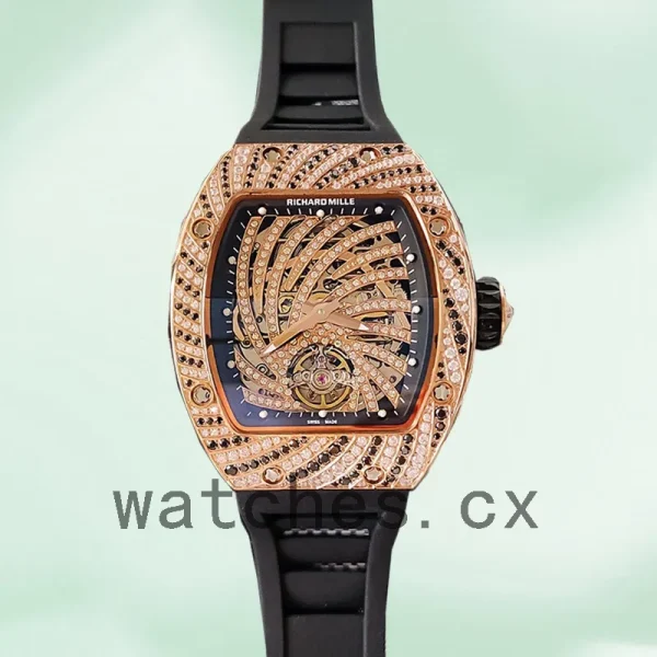 Richard Mille RM51-02 Ladies RM51-02-008 Around 48*40mm Rubber Band - Image 2