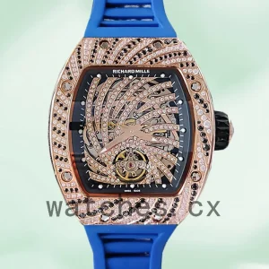 Richard Mille RM51-02 RM51-02-009 Ladies Around 48*40mm Rubber Band