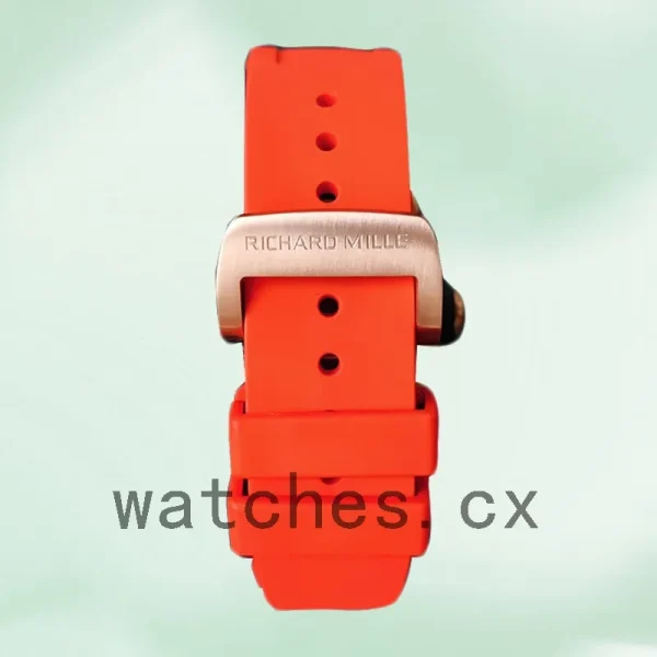 Richard Mille RM51-02 Around 48*40mm RM51-02-009 Ladies Diamond Paved Dial Rubber Band - Image 3