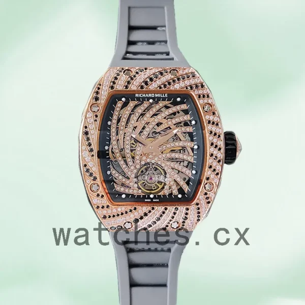 Richard Mille RM51-02 Around 48*40mm Ladies RM51-02-009 Diamond Paved Dial - Image 2