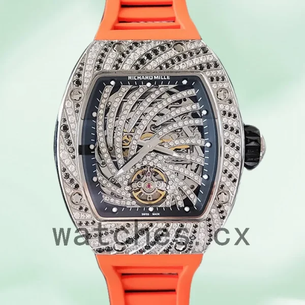 Richard Mille RM51-02 Around 48*40mm RM51-02-011 Ladies Mechanical Rubber Band