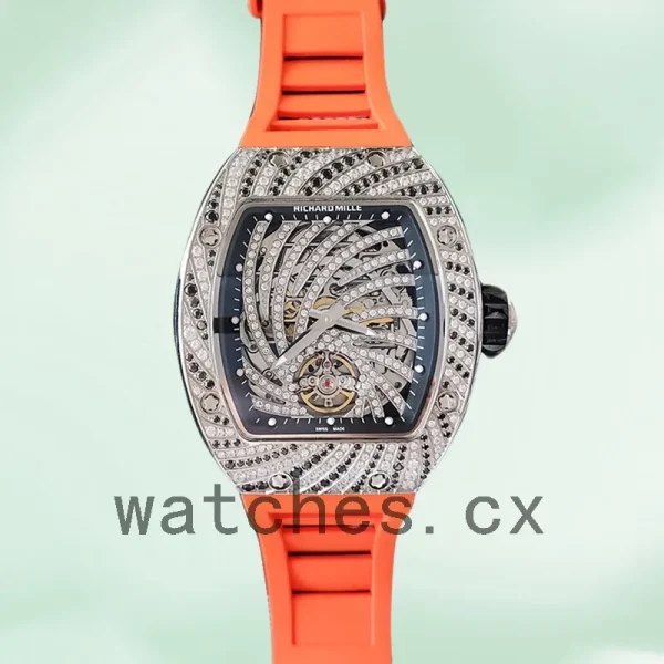 Richard Mille RM51-02 Around 48*40mm RM51-02-011 Ladies Mechanical Rubber Band - Image 2