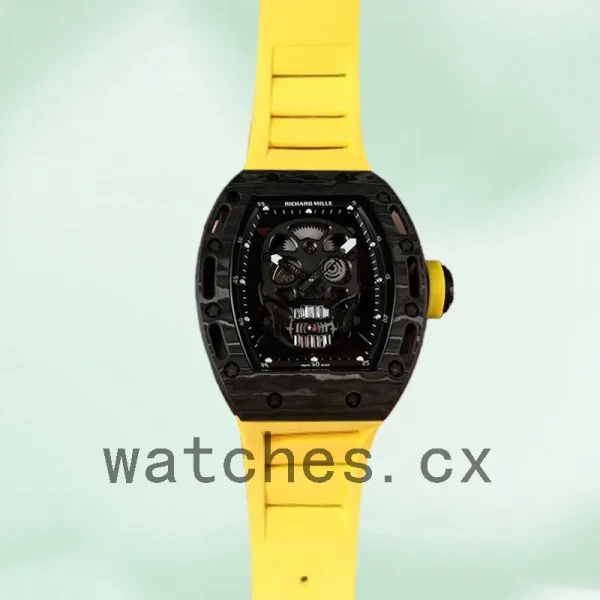Richard Mille RM052 Men Around 50*43mm RM052-007 Black Mechanical - Image 2