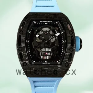 Richard Mille RM052 Around 50*43mm Men RM052-009 Black Mechanical