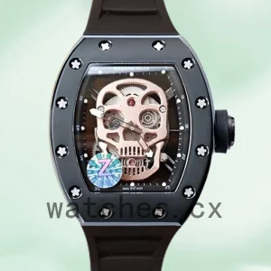 Richard Mille RM52-01 Men Around 50*42mm RM52-01-002 Rubber Band