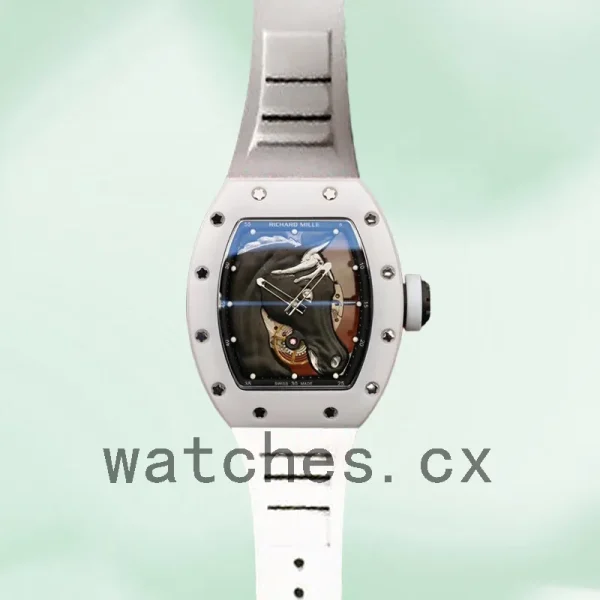 Richard Mille RM52-02 RM52-02-004 Men Around 50*40mm Mechanical Horse Head Skeleton Dial - Image 2