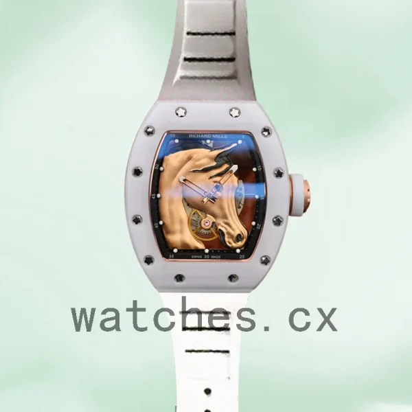 Richard Mille RM52-02 Men RM52-02-008 Around 50*42mm White - Image 2
