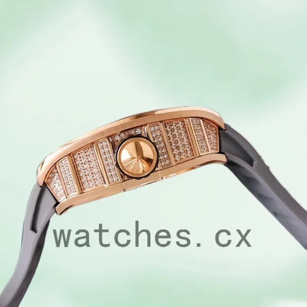 Richard Mille RM52-02 RM52-02-012 Around 43mm Men Rubber Band Horse Dial - Image 3