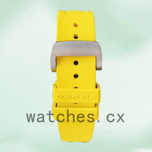 Richard Mille RM52-02 Men Around 43mm RM52-02-016 Rubber Band Horse Dial - Image 3