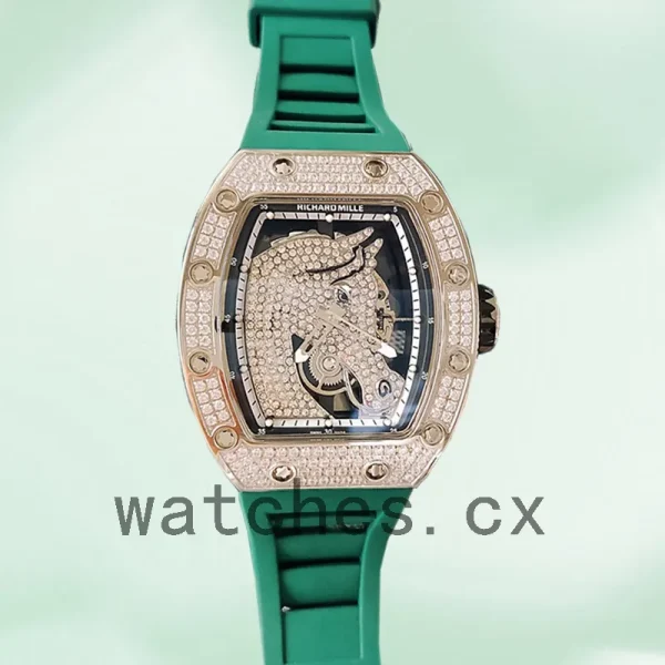 Richard Mille RM52-02 RM52-02-016 Men Around 43mm Rubber Band - Image 2