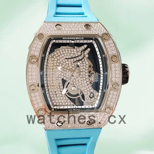 Richard Mille RM52-02 RM52-02-016 Around 43mm Men Rubber Band